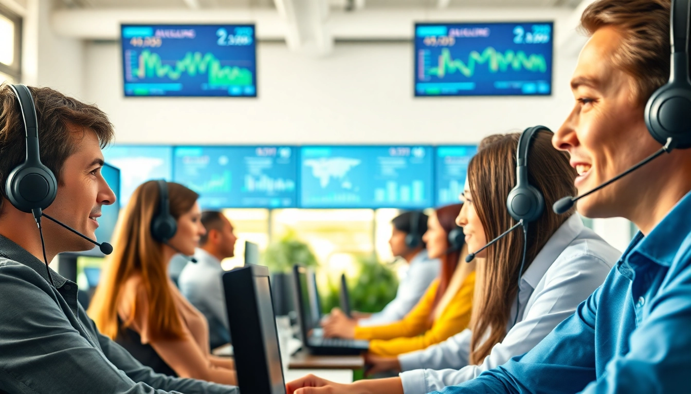 Visualize Call Center Pricing strategies with specialized agents collaborating in a modern environment.