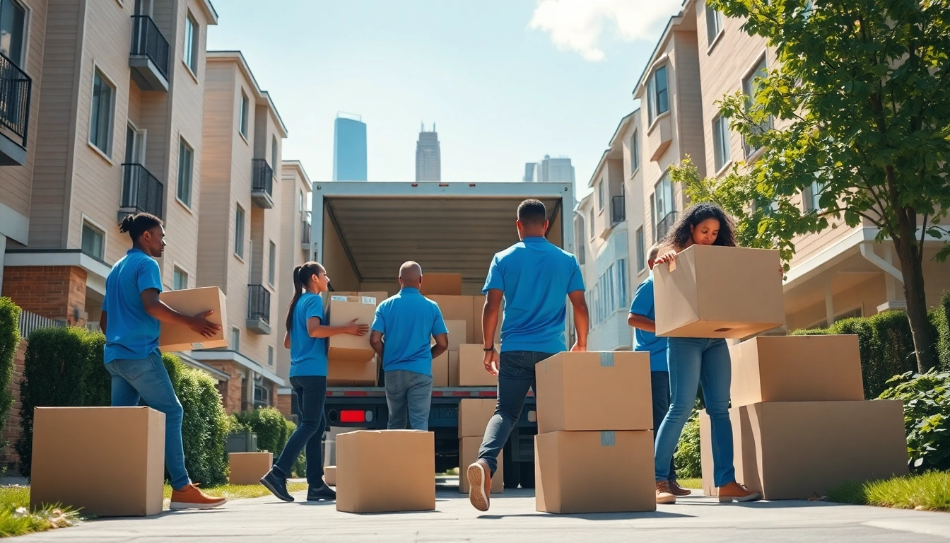 Efficient Cheap movers packing a home into a truck, showcasing a professional moving team
