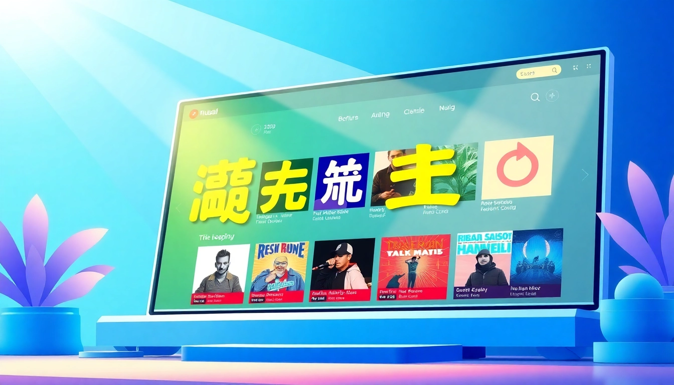 Engage with 汽水音乐网页版 through a lively music streaming interface featuring colorful album covers.