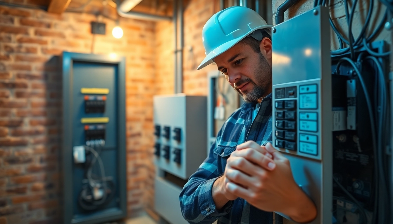 Upgrade an electrical panel for enhanced safety and efficiency in a residential setting.