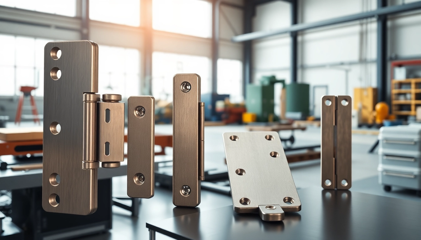 Showcase of high-quality Door Hinges Manufacturer products in a professional setting.