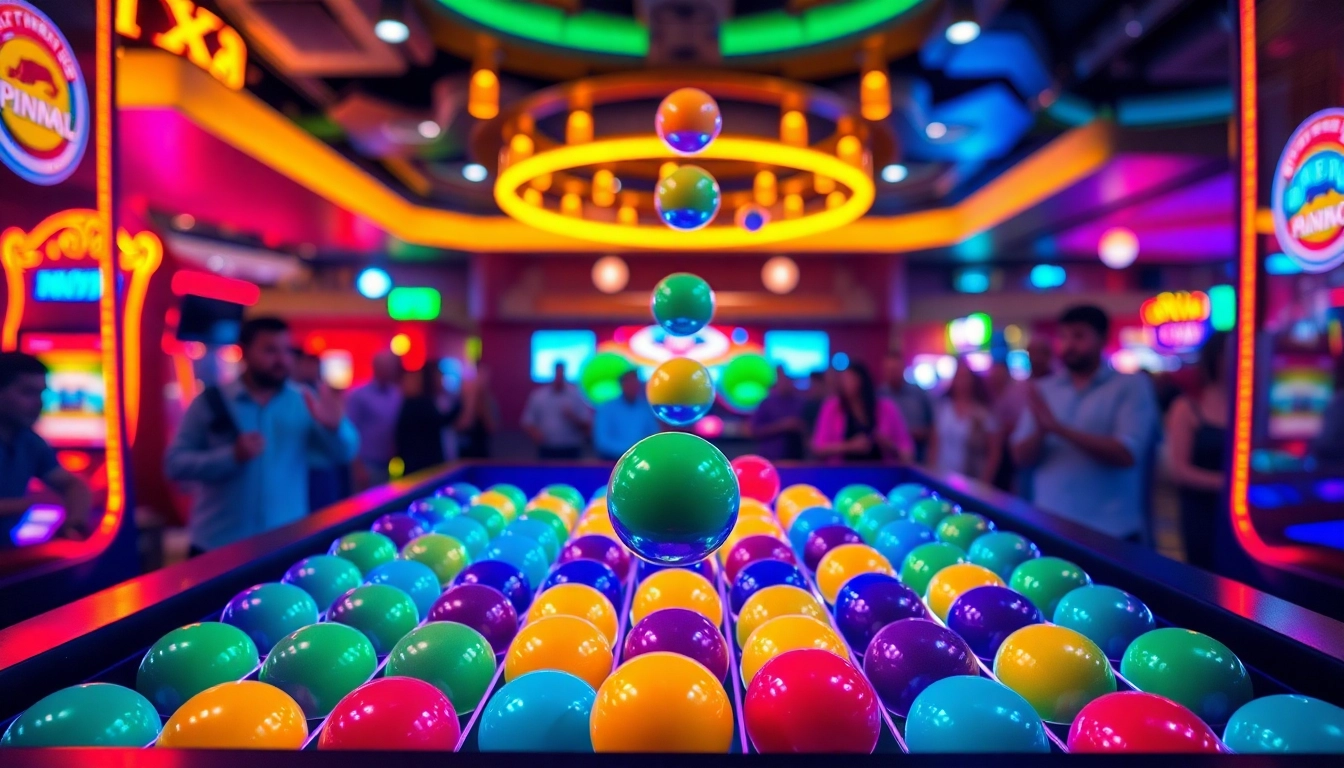 Menangkan besar dengan plinko slot favorit Anda melalui bola berkilauan yang jatuh!