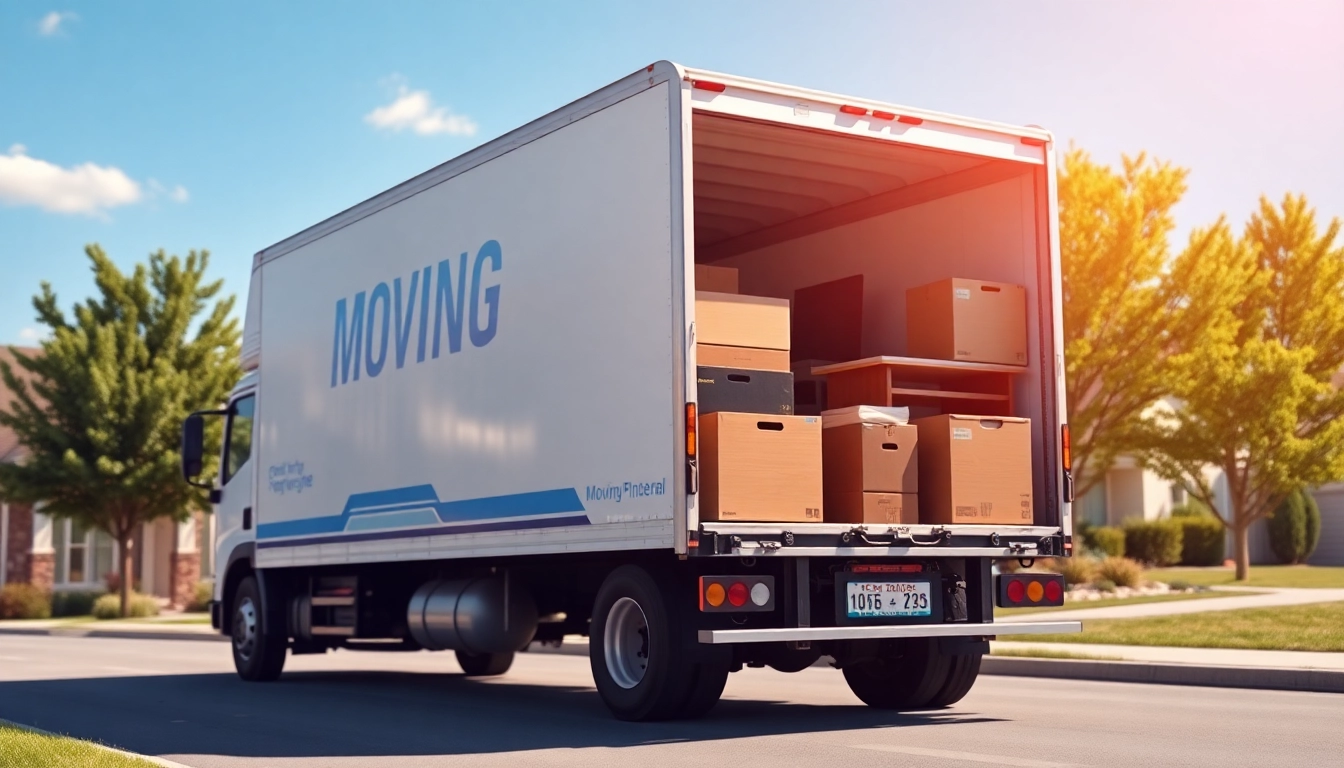Efficient moving services showcased by Bennetts Moving truck and furniture on https://bennettsmoving.com/.