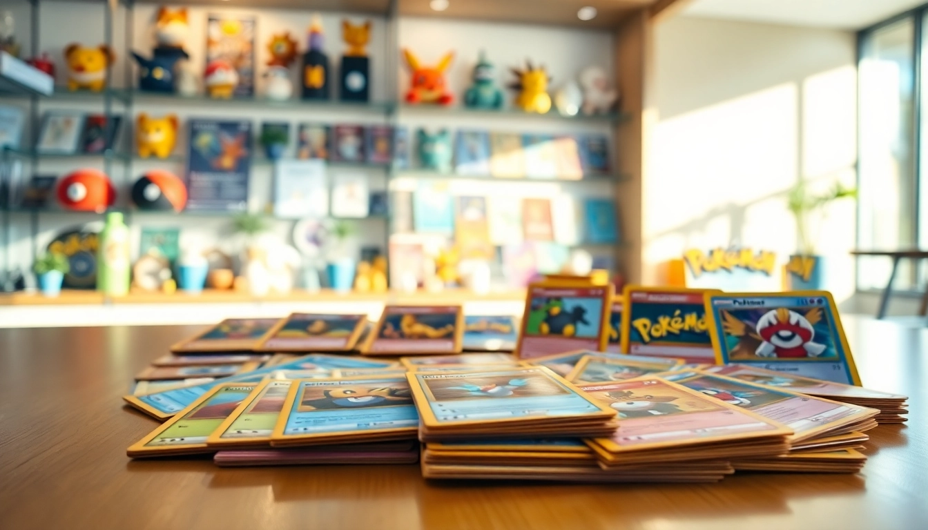 Showcase of real pokemon cards india with vibrant details on a sleek wooden surface.