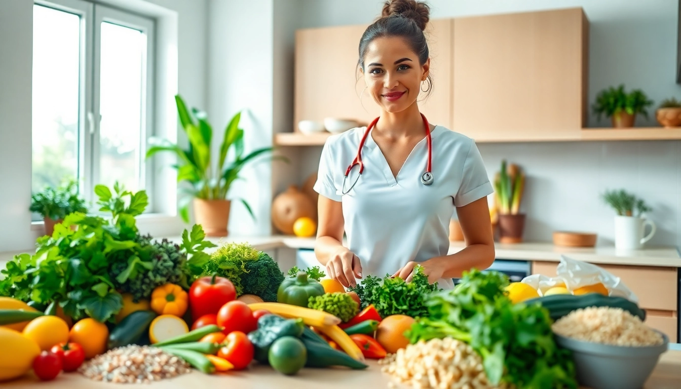 Creating nutritious meals to illustrate top diet plans for healthy living.