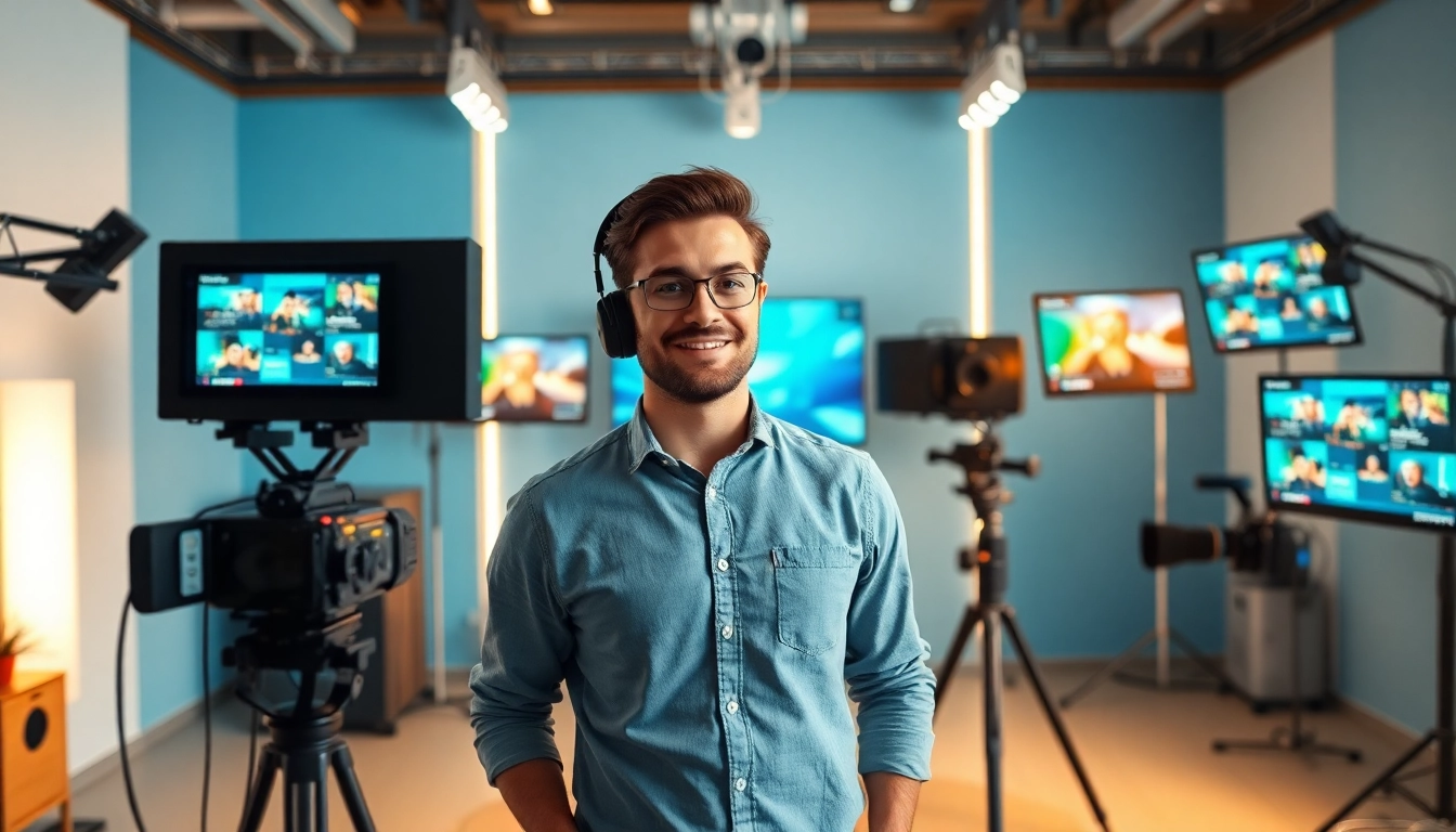 Crafting engaging KlingAI Prompts for video creation in a modern studio environment.