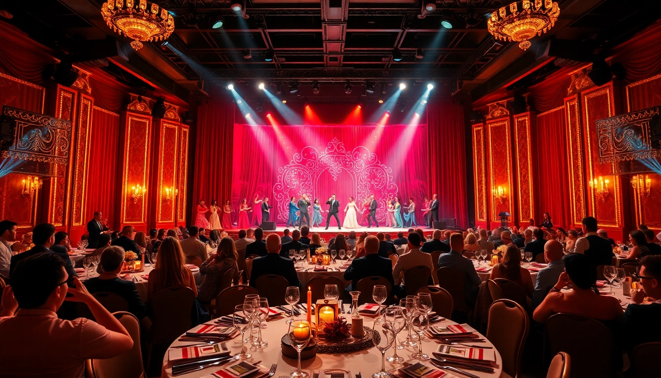 Dazzling dinner shows vegas experience with lively performers and exquisite dining atmosphere.